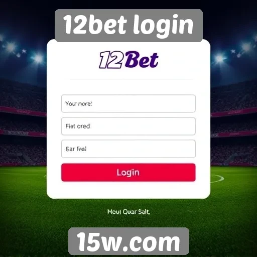 Cadastro e login simplificado no 12bet